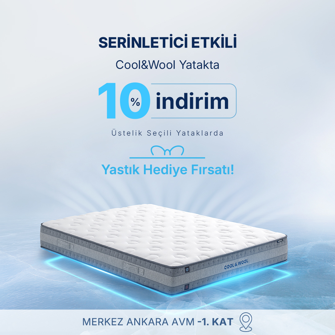 10% Off Yataş Cool&Wool Mattresses!
