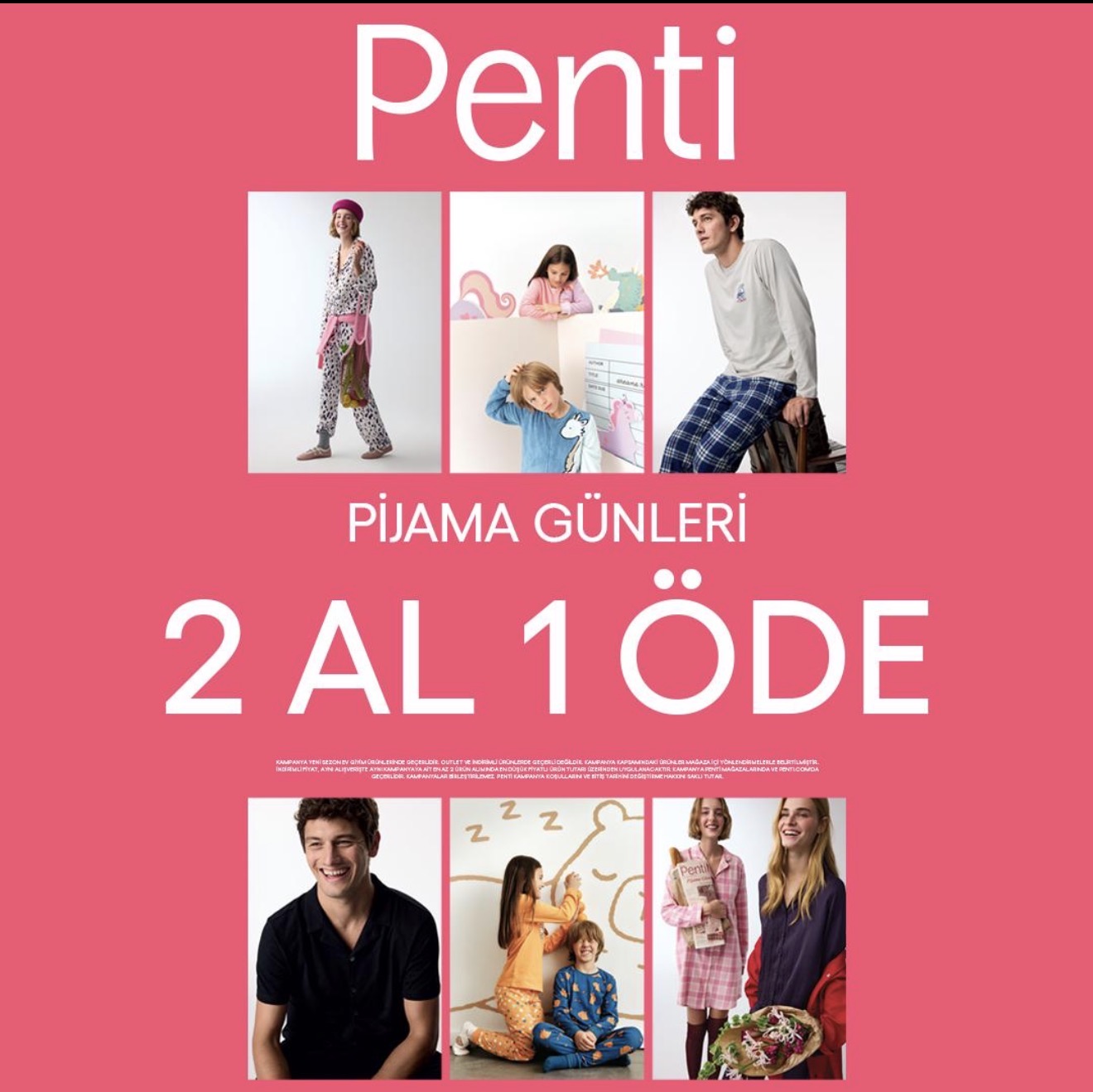 Ev keyfinin en güzel hali! 🎀 Penti Pijama Günleri başladı!