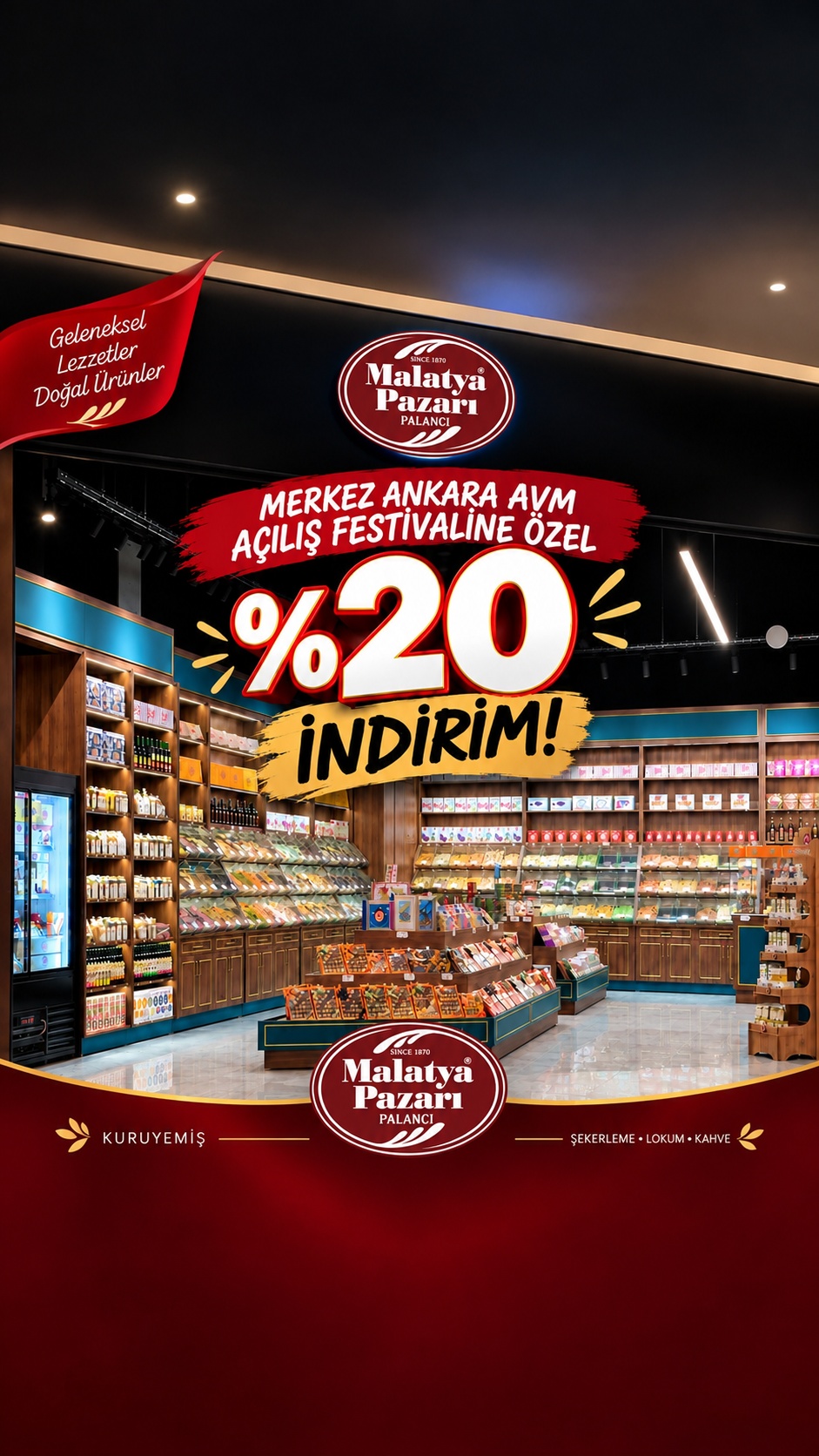 Enjoy 20% off at Malatya Pazarı!