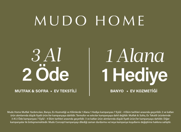 Mudo Home’da Avantajlı Alışveriş Fırsatı! 